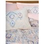 Parure de lit - 1 housse de couette 220 x 240 cm + 2 taies d'oreiller 60 x 60 cm - 100% coton ranforcé - Saumon