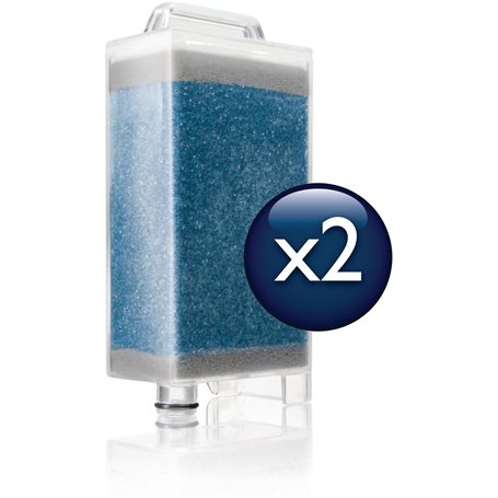 Philips GC019/00 Pack de 2 Cartouches Anticalcaire pour Soin du Linge