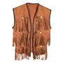 Boland 44521 Hippie Gilet pour adulte Marron Taille M/L