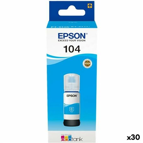 Recharge d'encre Epson Nº 104 Cyan