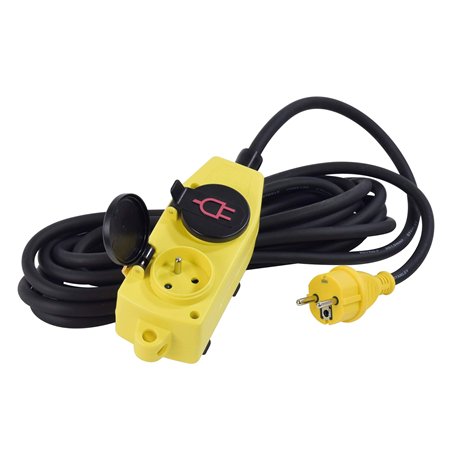 STANLEY FATMAX Prolongateur Chantier 4 Prises 16A+T avec Clapets