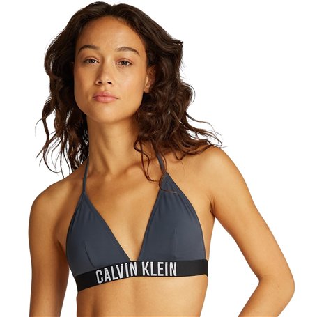 Calvin Klein Haut de Bikini Femme Triangel Dos Nu