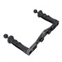 Stabilisateur de caméra sous-Marine, Plateau en Aluminium avec stabilisateur de poignées à Double poignée pour Accessoire de boî