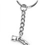 Pssopp Porte-clés en Fer à Cheval Porte-clés en Fer à Cheval Hautement Poli Cadeaux de Faveur Mors de Filet de Cheval en Argent 