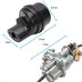 Attisfiera Kit de Carburateur de Moto et boîte de filtre à air Pour Szk LT50 LT-A50 JR50