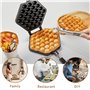 Poêle à gaufre à bulles, plateau de gaufrier aux œufs de style Hong Kong