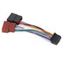 Adaptateur Iso Câble Convertisseur，16 Broches Vers Mini Câble De Câblage De Prise Iso 8 Broches ，fiche Faisceau Auto Autoradio