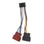 Adaptateur Iso Câble Convertisseur，16 Broches Vers Mini Câble De Câblage De Prise Iso 8 Broches ，fiche Faisceau Auto Autoradio