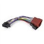 Adaptateur Iso Câble Convertisseur，16 Broches Vers Mini Câble De Câblage De Prise Iso 8 Broches ，fiche Faisceau Auto Autoradio