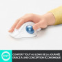 Souris Ergonomique - Sans fil - LOGITECH -ERGO M575 - Trackball - Blanc 57,99 €