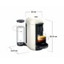 Krups Nespresso Vertuo Plus Machine à café Réservoir d'eau 1,1 l Blanc.