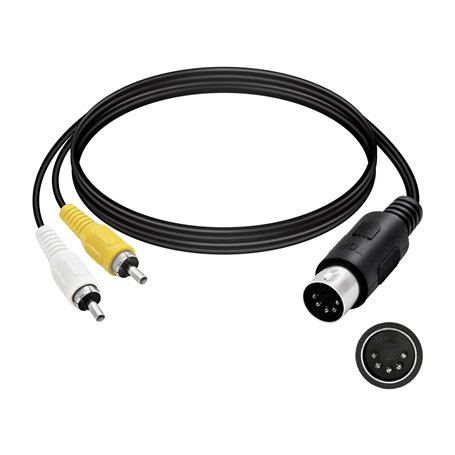 Gam3Gear AV Audio Vidéo Composite Câble TV pour Sega Genesis 1