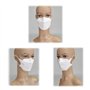 TubeRoo FFP2 Lot de 20 masques blancs en forme de poisson - Fabriqué en Allemagne - Certifié CE - Boucles d'oreilles souples - B