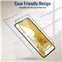 [3+3 Pièces] Verre Trempé pour Samsung Galaxy S22 Plus, 3 Pièces Dureté 9H Vitre Protection Écran avec 3 Pièces Caméra Arrière P