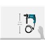Perceuse à percussion 710W Ø 13 mm dans coffret - MAKITA HP1631K