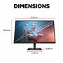 HP OMEN 27 Écran Gaming 27" 165Hz 1ms FHD (1920 x 1080 Pixels, 16:9, Antireflet, Hauteur réglable, HDR, AMD Freesync Premium)