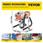 VEVOR Pulvérisateur sans Air avec Tuyau Haute Pression, Pistolet de Peinture Murale 1500 W, 3000 PSI, 1,8 L/Min, pour Peinture I