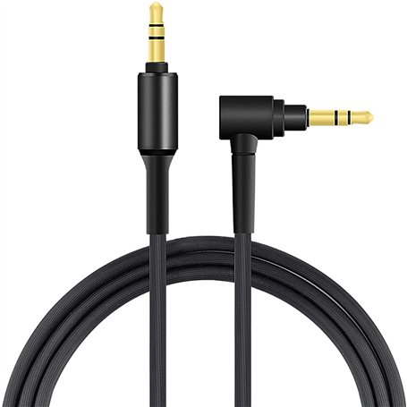 Câble audio stéréo de rechange WH-1000XM4 compatible avec casque Sony WH-1000XM5 WH-1000XM4 WH-1000XM3 MDR-10R MDR-XB950BT WH-H9