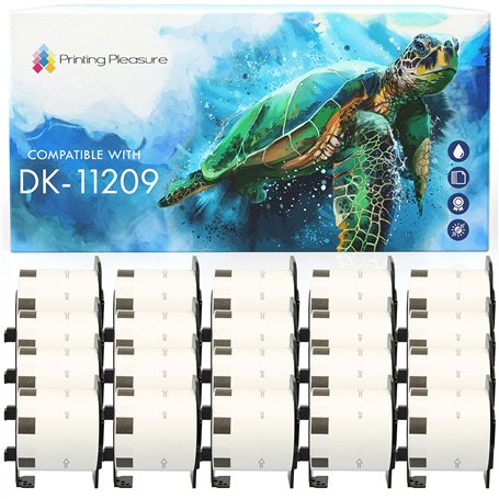 20x Compatible DK-11209 29mm x 62mm Étiquettes d'adressage (800 Étiquettes par rouleau) pour Brother P-Touch QL-500 550 560 570