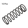 50mm Libre Longueur Ressort Acier Extension Ressort Noir 10Pcs