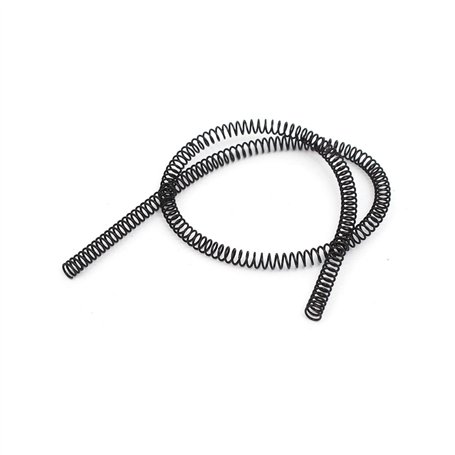 sourcing map Ressort de Compression 0.5mmx4mmx305mm Manganèse Acier Noir