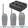 Retevis RT24/RT28/RT21 Talkie Walkie Chargeur à Six Emplacements Charger 6 Radios ou 6 Batteries Pratique et Efficace (1 Pcs)