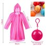 Manteaux de poncho pluie imperméable Emballés dans une Boule Porte-clés avec Crochet