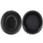 Geekria QuickFit Coussinets de rechange en cuir protéiné pour casque Sony MDR-10RC (Noir)