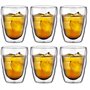 Set 6 verres thermo - BODUM - Pilatus - Double paroi - 0.25 l - Transparent