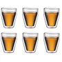 Set 6 verres thermo - BODUM - Titlis - Double paroi - 0.25 l - Transparent