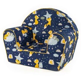 MuseHouse Chaise Enfant | Fauteuil | Siège de Canapé | Tabouret | Meubles pour Enfants | 0-4 Ans | (Fox)