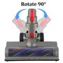 Tête de Nettoyage à Entraînement Direct Acessoire de Brosse Turbo avec Dégagement Rapide pour Dyson V7 V8 V10 V11 V15 Aspirateur
