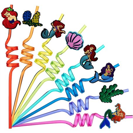 Lot de 16 décorations d'anniversaire sirène