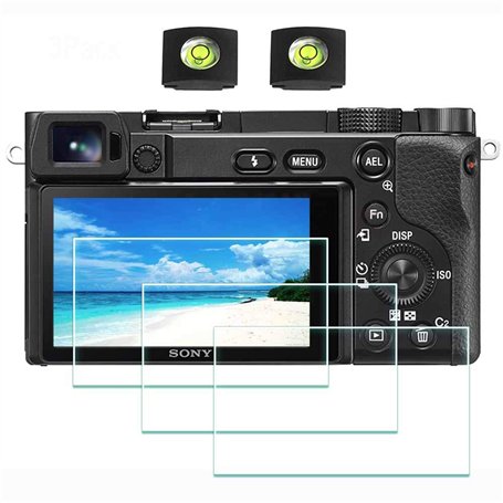 ULBTER Protection Ecran pour Sony Alpha A6600 A6400 A6300 A6000 A6100 A5000 et Housse de Sabot