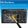 ULBTER Protection Ecran pour Sony Alpha A6600 A6400 A6300 A6000 A6100 A5000 et Housse de Sabot, Protecteur Verre Trempé Optique 