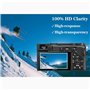 ULBTER Protection Ecran pour Sony Alpha A6600 A6400 A6300 A6000 A6100 A5000 et Housse de Sabot, Protecteur Verre Trempé Optique 