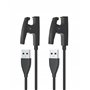 Sinoacc Lot de 2 chargeurs (1 m) pour Garmin Lily