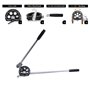 ECUTEE Cintreuse pour tubes en métal et aluminium et cuivre, outil de cintrage de tuyaux 0-180 °, cintreuse manuelle pour tuyaux