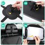 Oderra Miroir Voiture Bébé, Incassable Voiture Bébé Retroviseur, Miroir Bébé Qui Ne Tombe Pas, Miroir Bébé 360° Rotation Réglabl