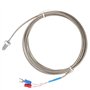 M6 Thermocouple de type K Câble BSW Sonde de Mesure de Température de Filetage de Vis Type K Câble de Thermocouple 1-5M (2M)