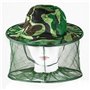 SUNREEK 2 Pack Camouflage Apiculture Apiculteur Anti-Moustique Abeille Insecte Mouche Masque Cap Chapeau avec Tête Net Maille Vi