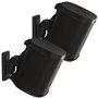 Sanus Support d'enceinte murale réglable pour Sonos Play : 1 & Play: 3- Inclinable et orientable pour un meilleur son - Lot de 2