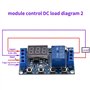 Akozon DC 6V ~ 30V Module de Relais de Minuterie de Temporisation avec affichage LED Digitale Micro USB 5V