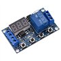 Akozon DC 6V ~ 30V Module de Relais de Minuterie de Temporisation avec affichage LED Digitale Micro USB 5V