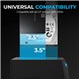 2 Baies SSD/HDD vers USB 3.2