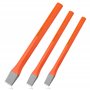 ValueMax Jeu de 3 Burins Ciseaux à Froid pour Maçonnerie et Béton - Burins Plats en Acier Chrome Vanadium 16 x 170