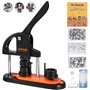 VEVOR Machine à Badges de 25 mm Presse à Badges avec 500 Kits de Consommables Livre Magique et Coupe-Cercle Machine à Fabriquer