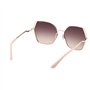 GUESS Femme GU7843 Lunettes de Soleil, Shiny Rose Gold, 61