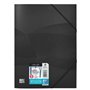 OXFORD Protège-Documents Osmose A3 Plié en A4 20 vues / 10 pochettes Couverture Polypro Noir