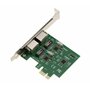 KALEA-INFORMATIQUE Carte contrôleur réseau PCI Express PCIe 2 Ports RJ45 Gigabit Ethernet 10 100 1000Mbps 1G. Double Chipset Rea